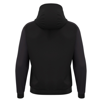 Худи спортивное MACRON HORN HOODY POLY BLACK/DARK GREY