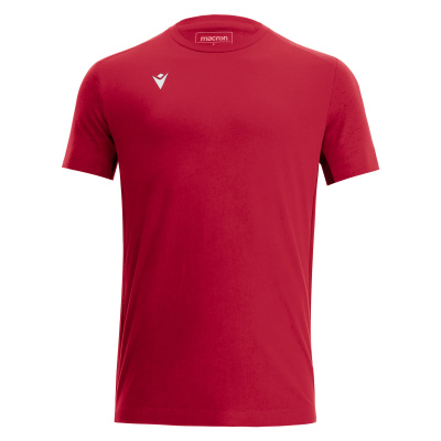 Футболка спортивная х/б MACRON NEVEL T-SHIRT RED/DARK RED