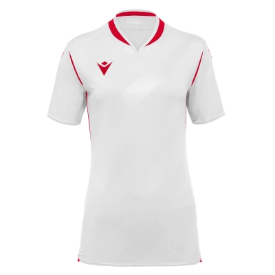 Футболка спортивная женская MACRON ALYA SHIRT WHITE/RED