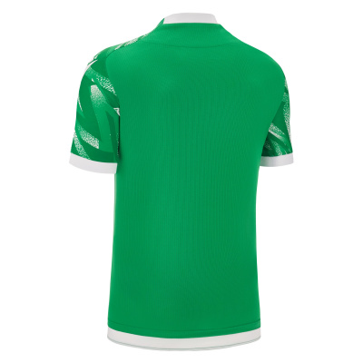 Футболка спортивная MACRON THEMIS ECO SHIRT GREEN/WHITE