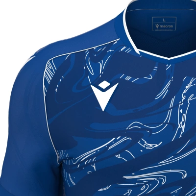 Футболка спортивная MACRON ARCANE ECO SHIRT ROYAL BLUE/WHITE