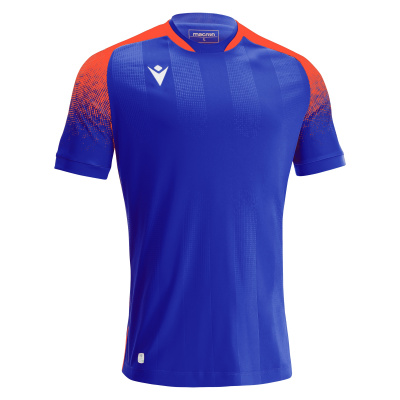Футболка спортивная MACRON ALIOTH ECO SHIRT ELECTRIC BLUE/ORANGE