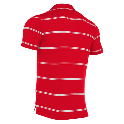 Футболка-поло парадная MACRON FLAMENCO POLO RED/WHITE