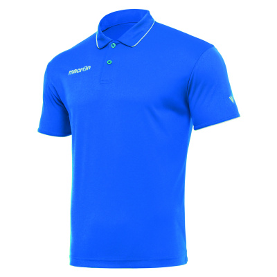 Поло парадное MACRON DRACO POLO ROYAL BLUE/WHITE