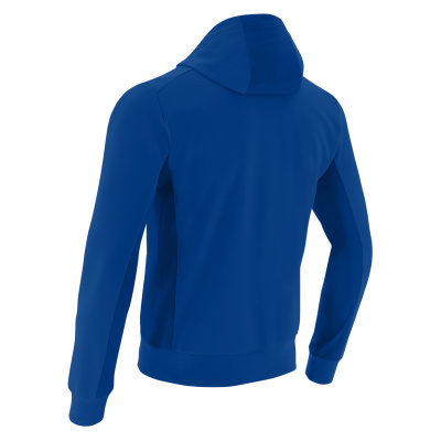 Толстовка спортивная MACRON ELECTRO HOODY POLYDIAGONAL ROYAL BLUE