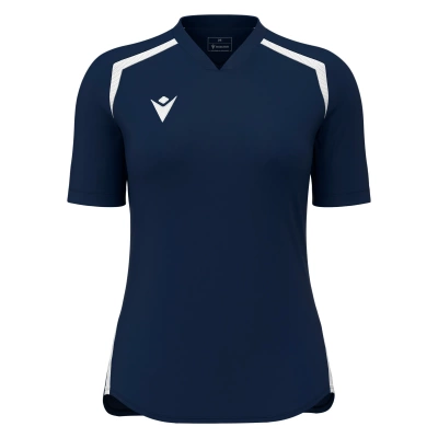 Футболка спортивная женская MACRON ANDURIL SHIRT NAVY/WHITE