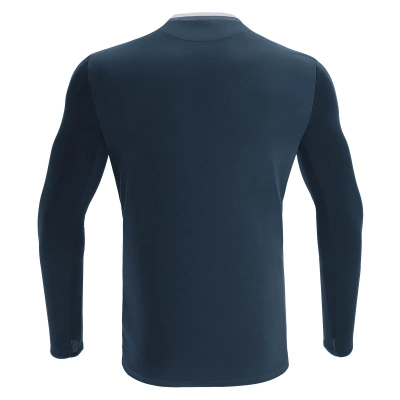 Футболка спортивная MACRON DENEB SHIRT LS NAVY/WHITE