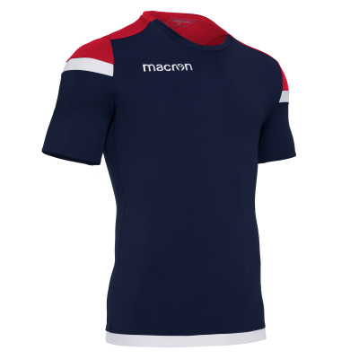 Футболка спортивная MACRON TITAN SHIRT NAVY/RED/WHITE