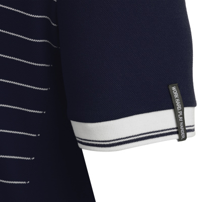 Поло парадное MACRON JUNGLE POLO NAVY/WHITE