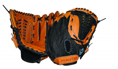 Перчатка бейсбольная MACRON MG - 105 - MP GLOVE BLACK