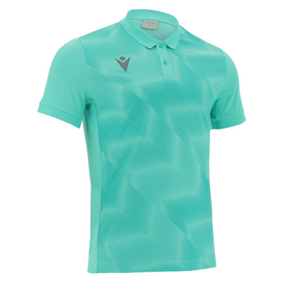 Поло спортивное MACRON THAVIL POLO TURQUOISE/ANTHRACITE