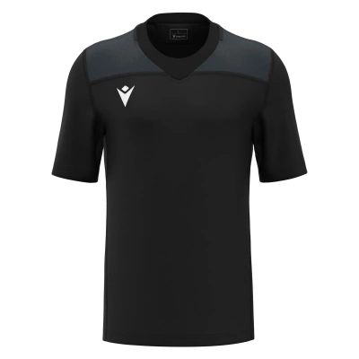 Регбийка игровая MACRON PERIDOT SHIRT BLACK/DARK GREY