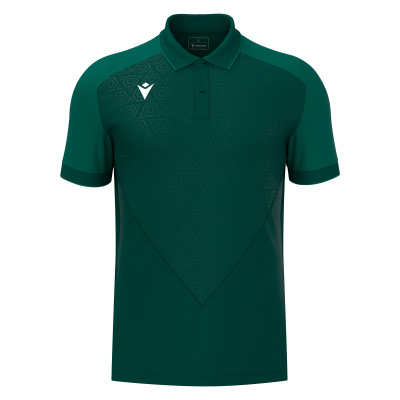 Поло парадное MACRON BALDWIN POLO BOTTLE GREEN/LIGHT BOTTLE GREEN