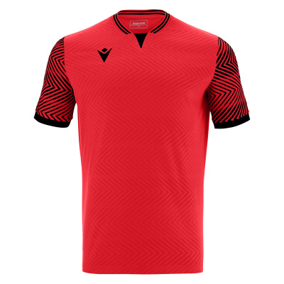Футболка спортивная MACRON TUREIS ECO SHIRT RED/BLACK