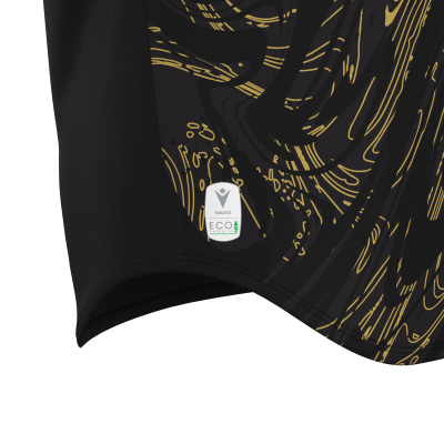 Футболка спортивная MACRON ARCANE ECO SHIRT BLACK/GOLD