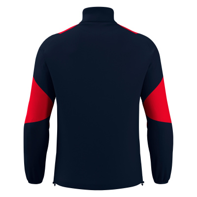 Толстовка тренировочная MACRON CUZCO TRAINING 1/4 ZIP TOP NAVY/RED