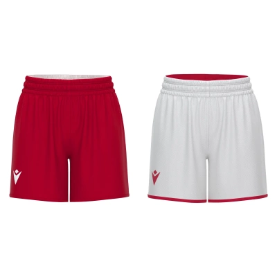 Шорты баскетбольные женские MACRON F500 SHORTS RED/WHITE