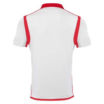 Футболка спортивная MACRON TABIT SHIRT WHITE/RED
