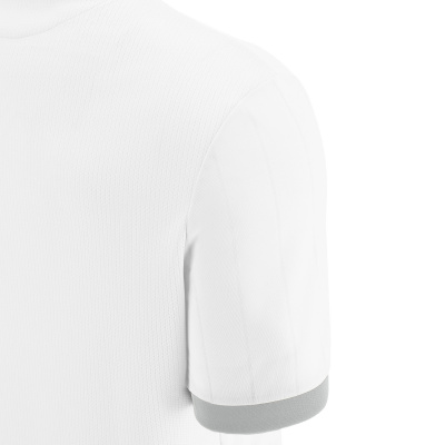 Футболка спортивная MACRON HALLEY SHIRT WHITE/SILVER