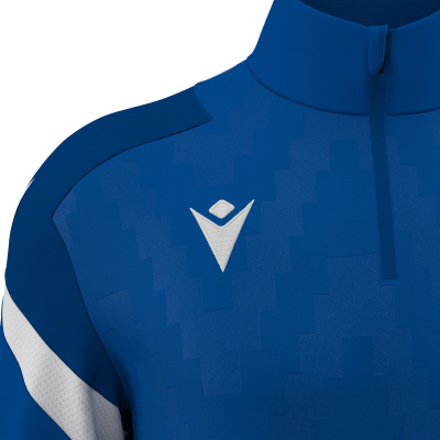 Толстовка тренировочная HOLLOW TRAINING 1/4 ZIP TOP ROYAL BLUE/WHITE