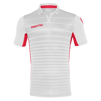 Футболка спортивная MACRON TABIT SHIRT WHITE/RED