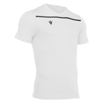 Футболка спортивная х/б MACRON COUNTRY T-SHIRT WHITE/ANTHRACITE