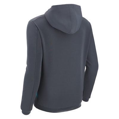 Олимпийка спортивная MACRON TIAMAT FULL LENGTH ZIP TOP ANTHRACITE/NEON SKY