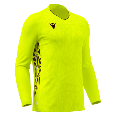 Футболка спортивная MACRON CORVUS ECO GK SHIRT NEON YELLOW/BLACK