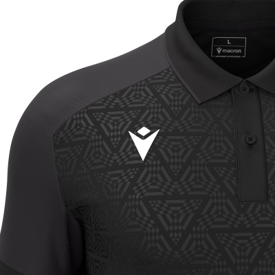 Поло парадное MACRON BALDWIN POLO BLACK/DARK GREY