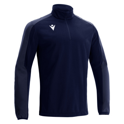 Толстовка тренировочная MACRON ARNO TRAINING 1/4 ZIP TOP NAVY/LIGHT NAVY
