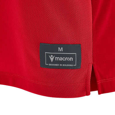 Майка спортивная MACRON TELLURIUM ECO WOMAN SHIRT RED/WHITE