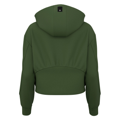 Толстовка женская MACRON BLOOM FULL LENGHT ZIP HOODED SWEATSHIRT MILITARY GREEN/LIGHT MILITARY GREEN