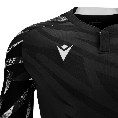 Футболка спортивная MACRON THEMIS ECO SHIRT BLACK/WHITE