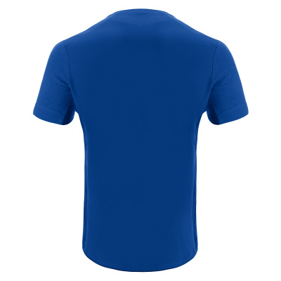 Футболка спортивная х/б MACRON NEVEL T-SHIRT ROYAL BLUE/DARK ROYAL BLUE
