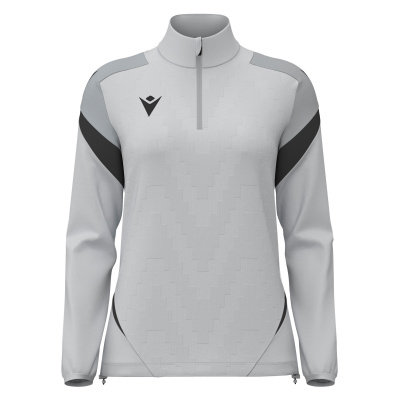 Толстовка тренировочная женская LEONA TRAINING 1/4 ZIP TOP STONE GREY/ANTHRACITE