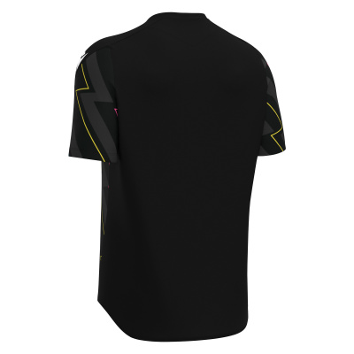 Футболка спортивная MACRON WISP SHIRT BLACK/THUNDER