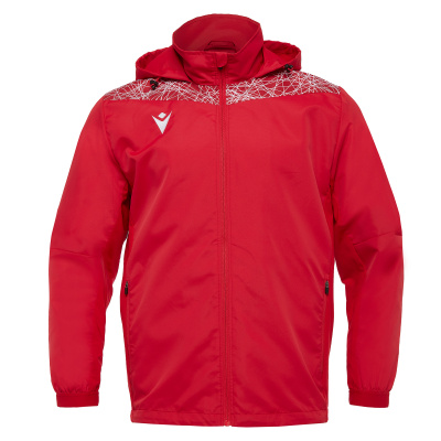 Куртка спортивная MACRON LAHTI MESH LINED SHOWERJACKET RED/WHITE