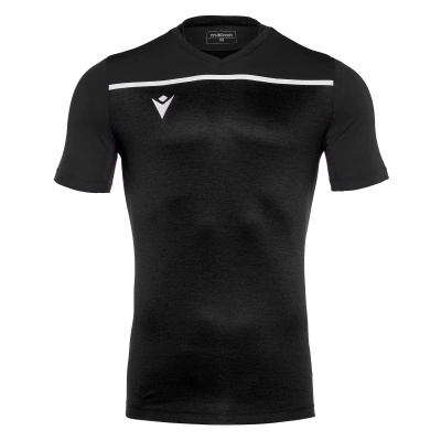 Футболка спортивная MACRON DENEB SHIRT BLACK/WHITE