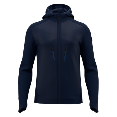 Толстовка MACRON AWER FULL LENGHT ZIP HOODED TOP NAVY/LIGHT NAVY
