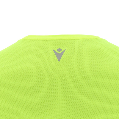 Футболка спортиная MACRON IVAN SHIRT NEON YELLOW/BLACK