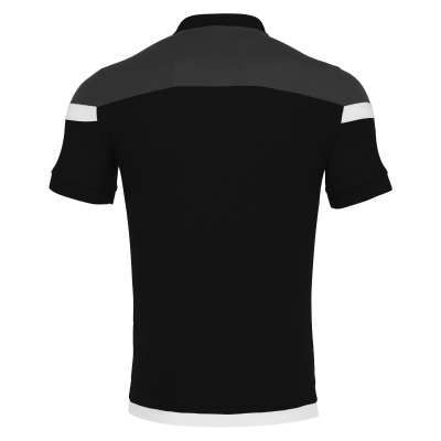 Поло парадное MACRON SHOFAR POLO BLACK/WHITE