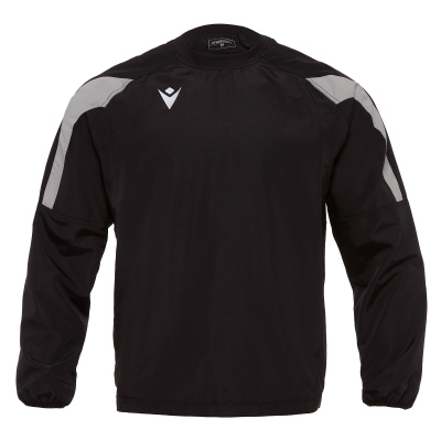 Куртка тренировочная MACRON TOURMALINE CONTACT SHOWERPROOF TOP BLACK/GREY