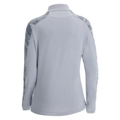 Толстовка тренировочная женская MACRON DORA TRAINING 1/4 ZIP TOP SILVER/ANTHRACITE