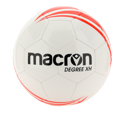 Мяч футбольный тренировочный MACRON DEGREE XH N.3 WHITE/RED