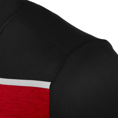 Поло парадное MACRON JUMEIRAH POLO BLACK/RED/WHITE