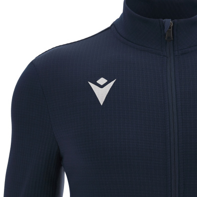 Олимпийка спортивная MACRON RECORD FULL ZIP 3D TOP NAVY/LIGHT NAVY
