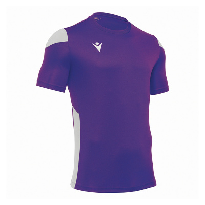 Футболка спортивная MACRON POLIS SHIRT PURPLE/WHITE