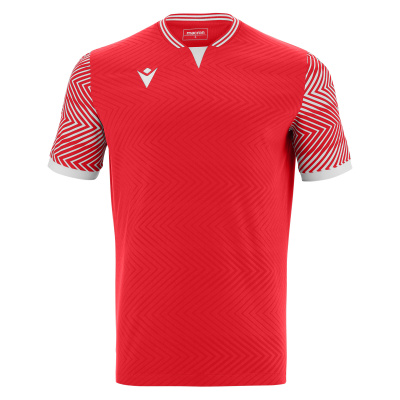 Футболка спортивная MACRON TUREIS ECO SHIRT RED/WHITE