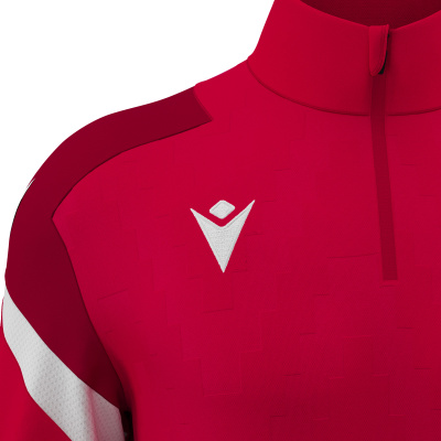 Толстовка тренировочная HOLLOW TRAINING 1/4 ZIP TOP RED/WHITE