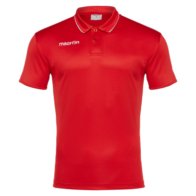 Поло парадное MACRON DRACO POLO RED/WHITE